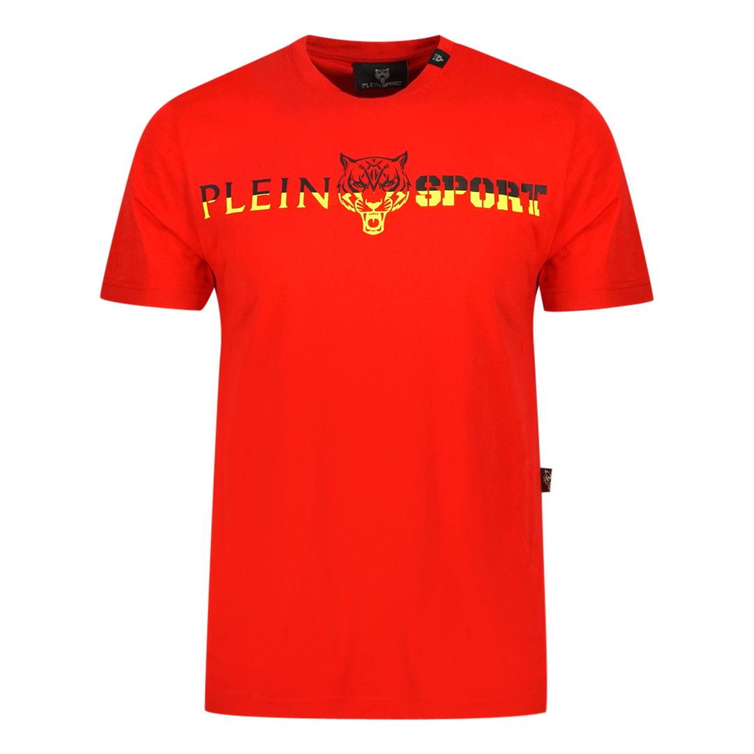 T-Shirt mit auffälligem Logo-Grafik