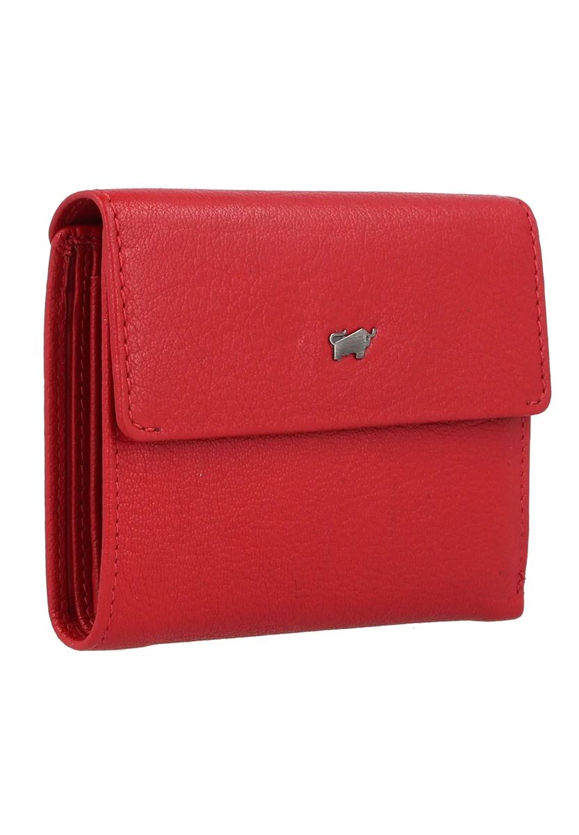 BRAUN BÜFFEL Geldbörse "Anna", Leder, RFID-Schutz, uni, für Damen, rot