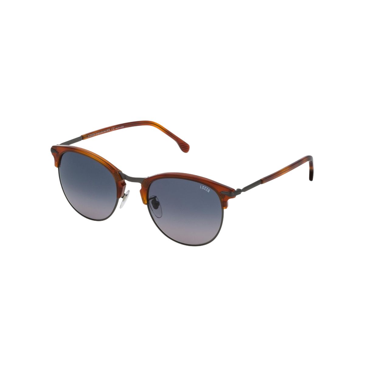 Sonnenbrille im runden Browline-Stil