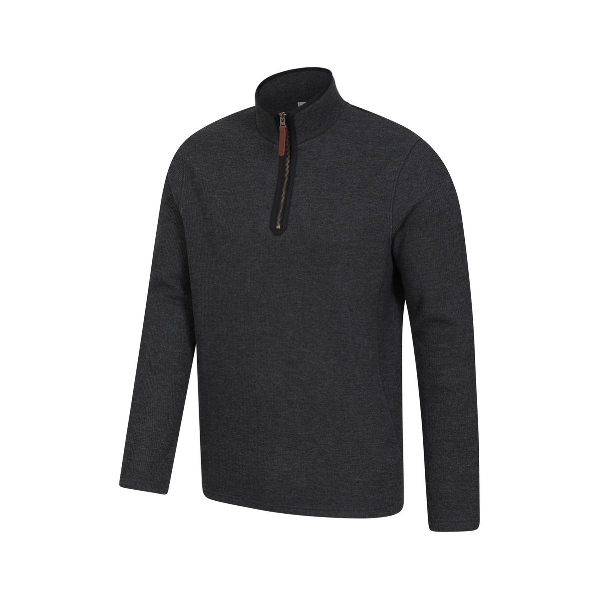 Leichter Fleece-Pullover mit Viertel-Reißverschluss