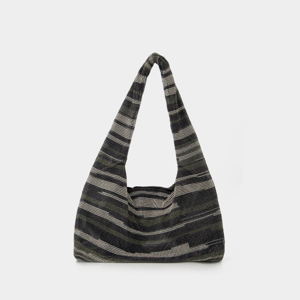 Kristall-Mesh Achselhöhle Hobo Tasche