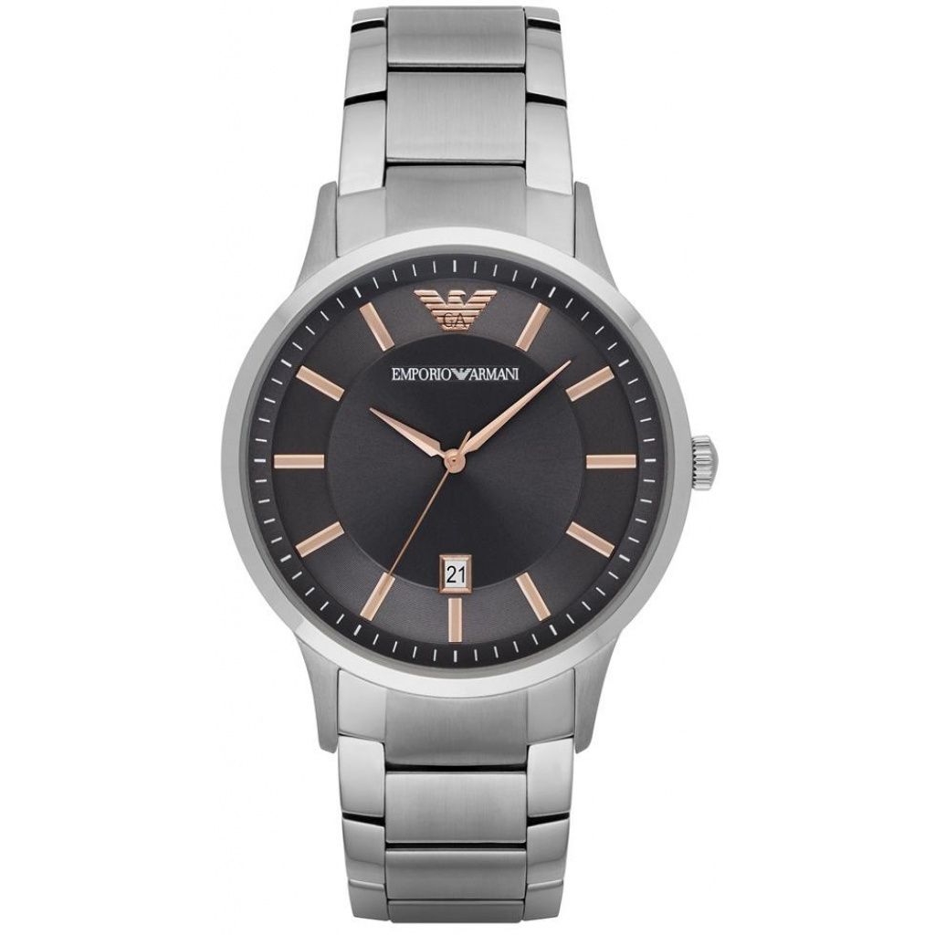 Elegante Herrenuhr aus Edelstahl