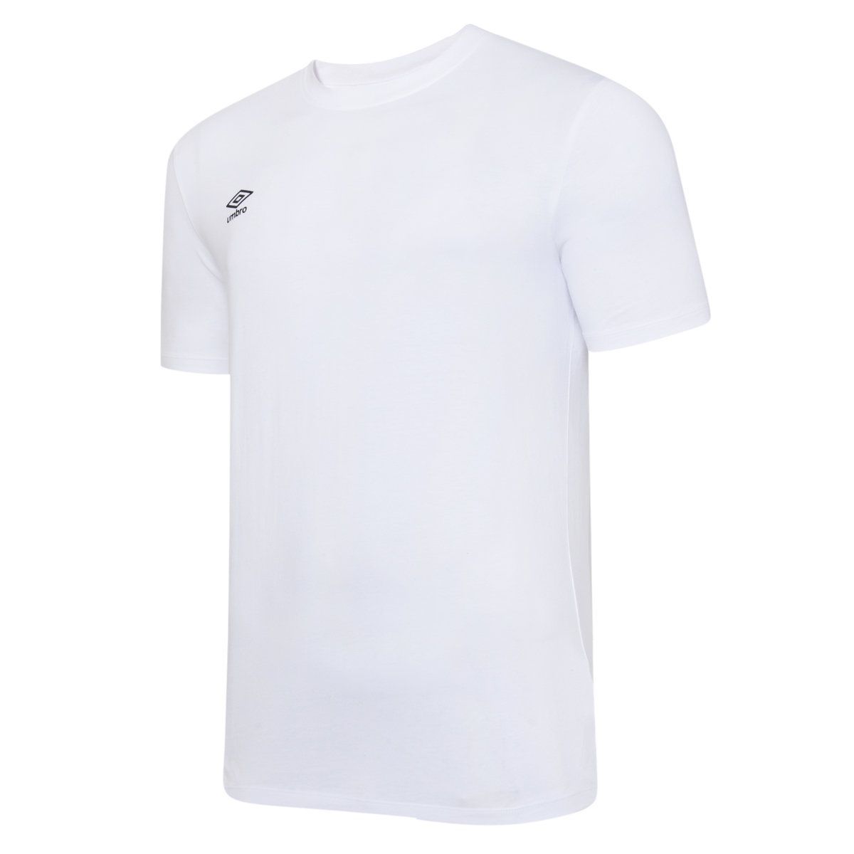 Klassisches weißes T-Shirt mit Rundhalsausschnitt