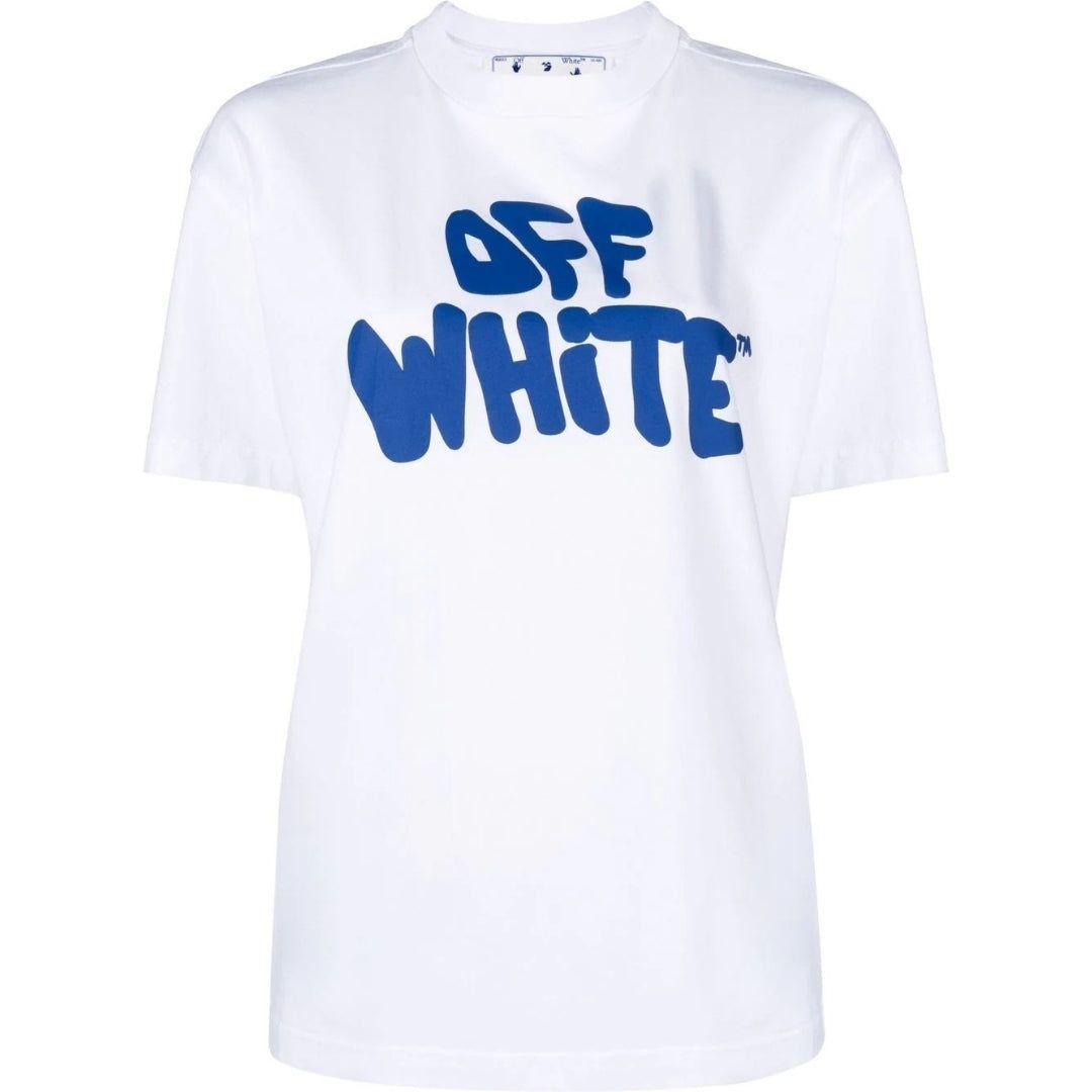 Lässiges Logo T-Shirt in Weiß