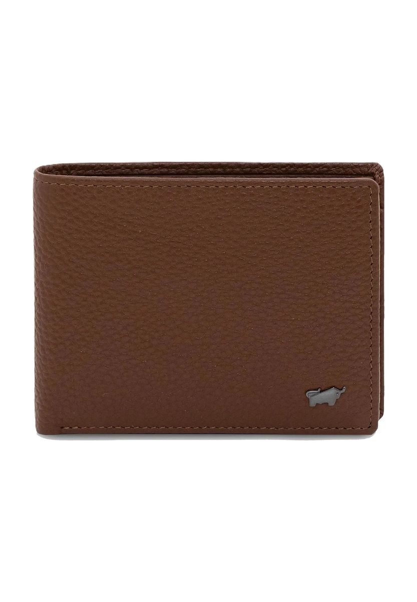 BRAUN BÜFFEL Brieftasche, Rindsleder, Emblem, für Herren, braun, 99