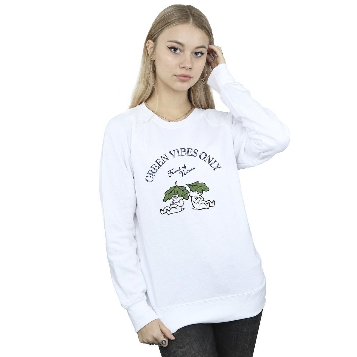 Grafik-Sweatshirt mit Natur-Print