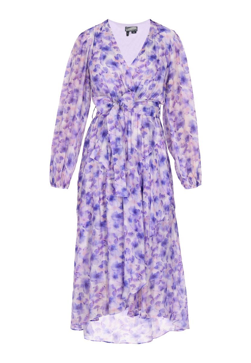 Dreimaster Kleid Frauen lila