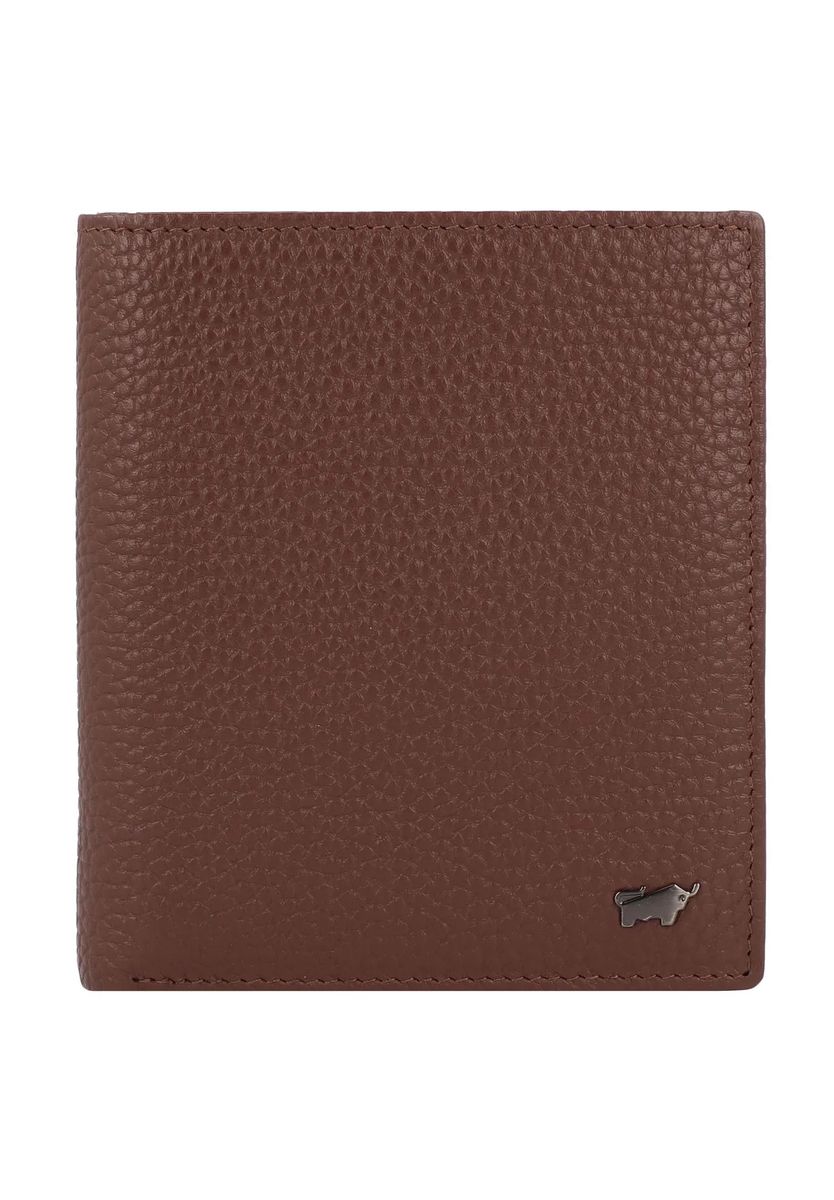 BRAUN BÜFFEL Brieftasche, Rindsleder, Emblem, für Herren, braun