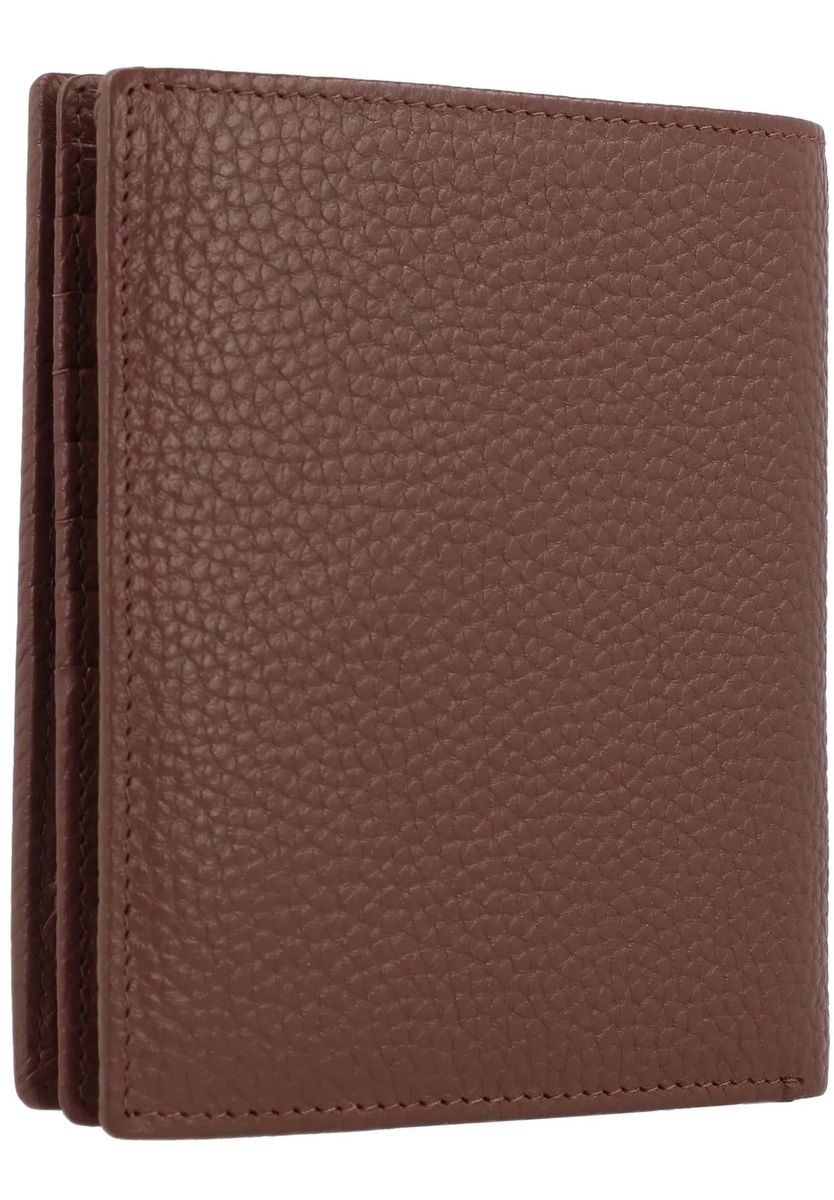 BRAUN BÜFFEL Brieftasche, Rindsleder, Emblem, für Herren, braun