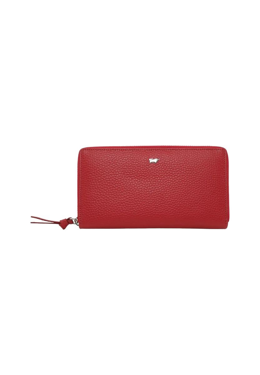 BRAUN BÜFFEL Langbörse, Reißverschluss, RFID-Schutz, für Damen, rot, 99