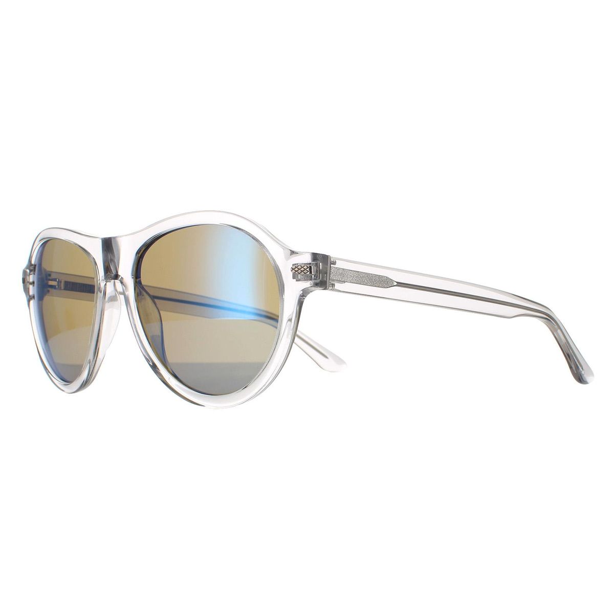 Runde Polarisierte Sonnenbrille in Kristalloptik