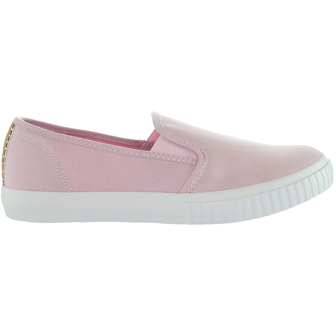 Rosa Slip-On Sneaker aus Canvas für Damen