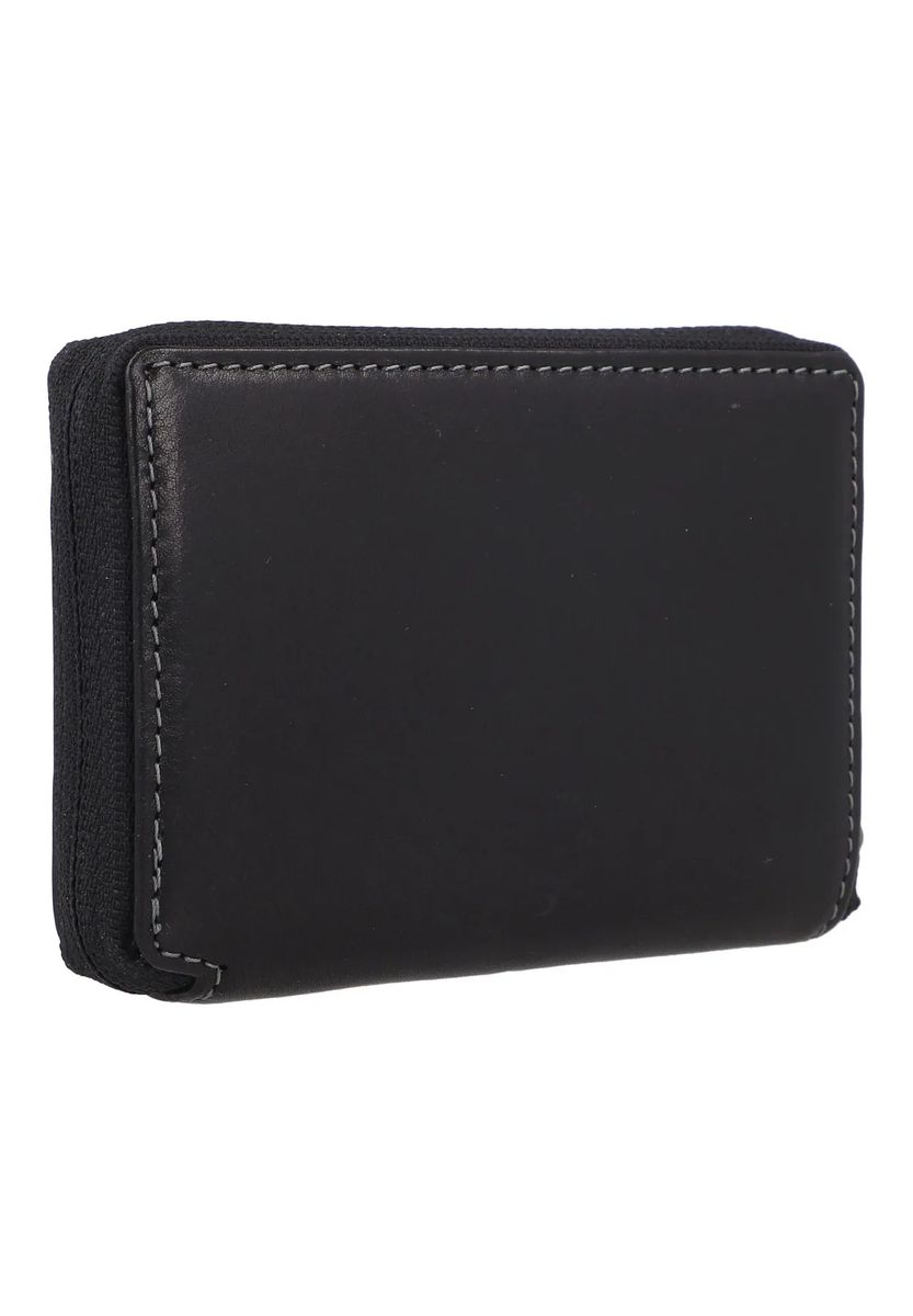 BRAUN BÜFFEL Kartenetui "9CS", Reißverschluss, RFID-Schutz, Leder, für Herren, schwarz, 99