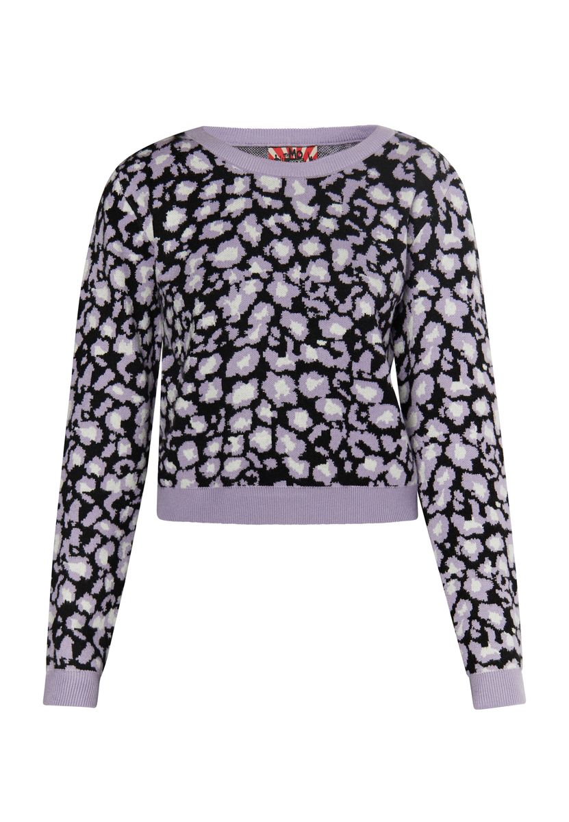 Mymo Strickpullover Damen schwarz