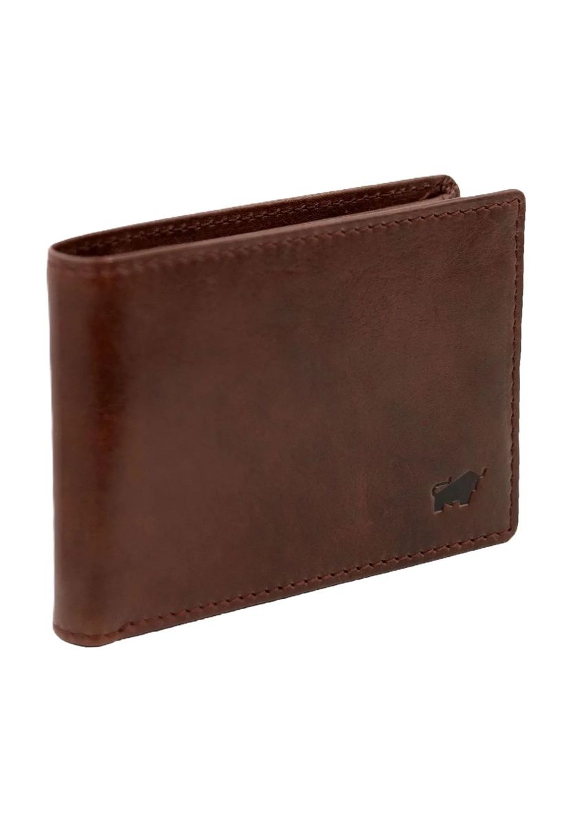 BRAUN BÜFFEL Brieftasche, RFID-Schutz, Markenprägung, für Herren, braun