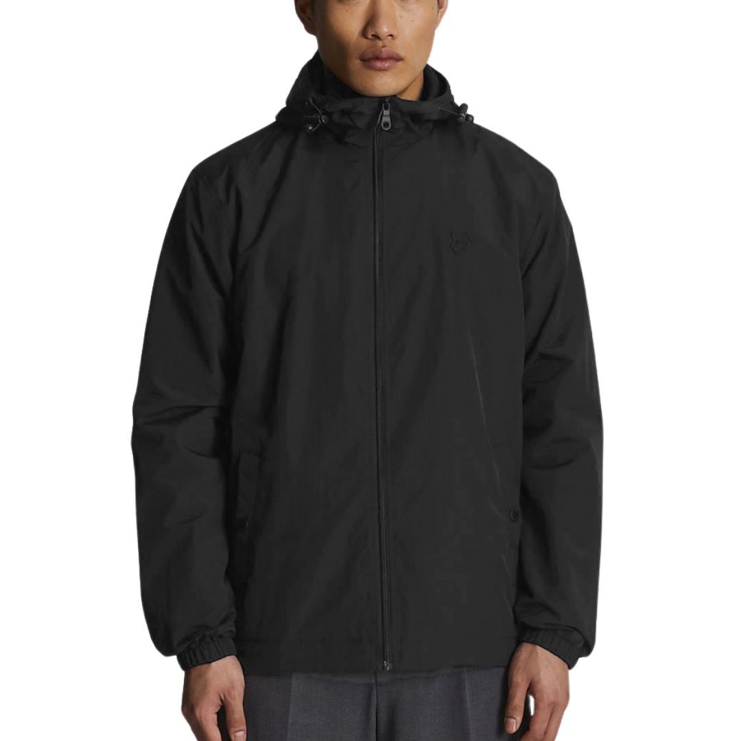 Leichte Herren Jacke mit Kapuze und Reißverschluss