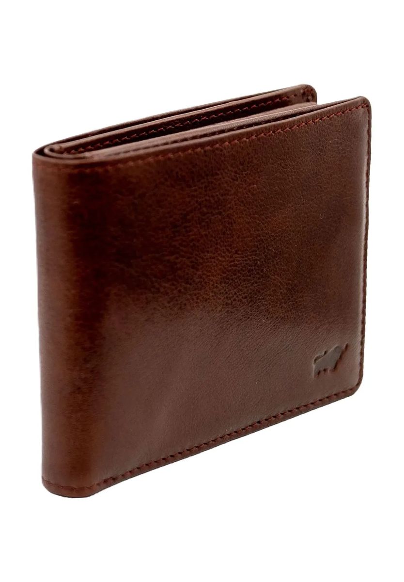BRAUN BÜFFEL Brieftasche, Rindsleder, RFID-Schutz, für Herren, braun