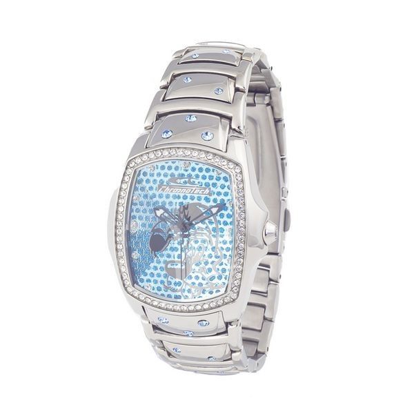 Elegante Damen Quarzuhr mit Kristallen