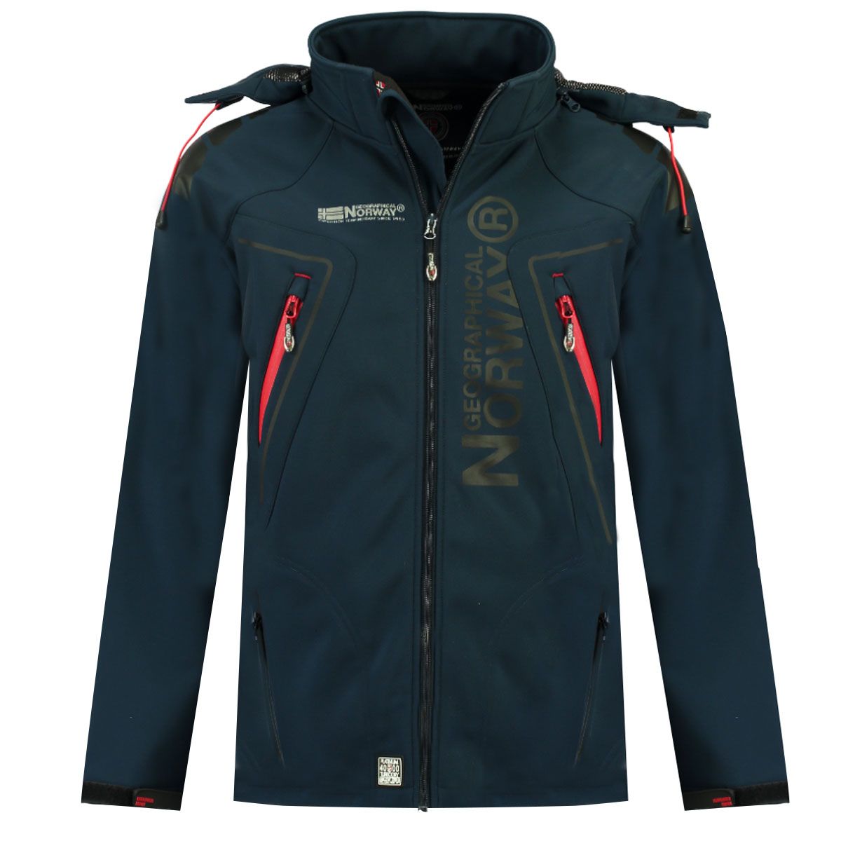 Herren Softshelljacke mit Kapuze