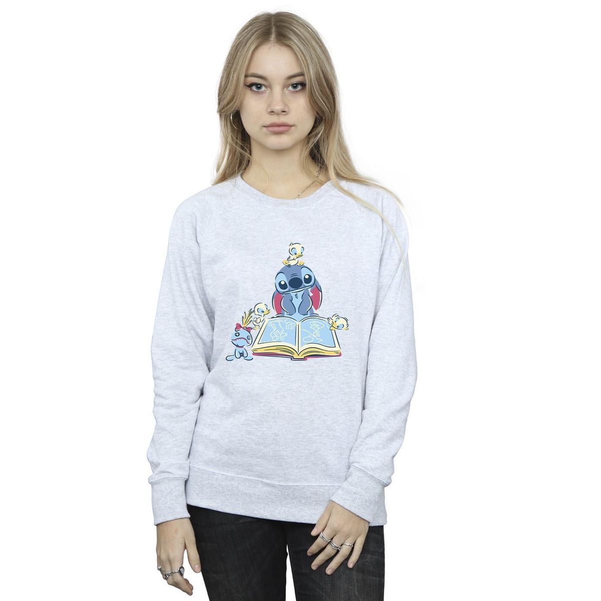 Disney Stitch Print Grafik-Sweatshirt