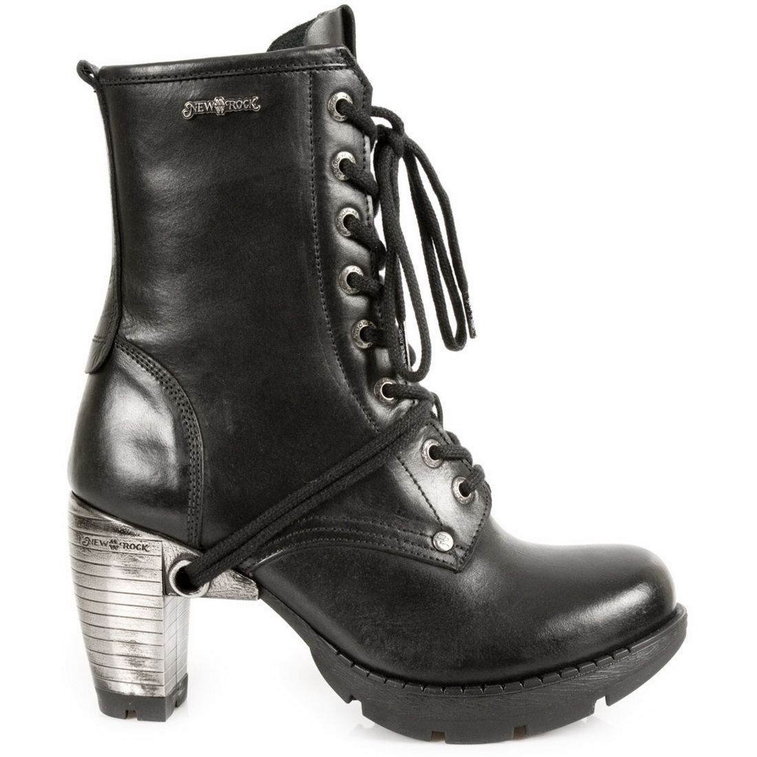 Gothic Trail Leder-Plateau-Stiefel