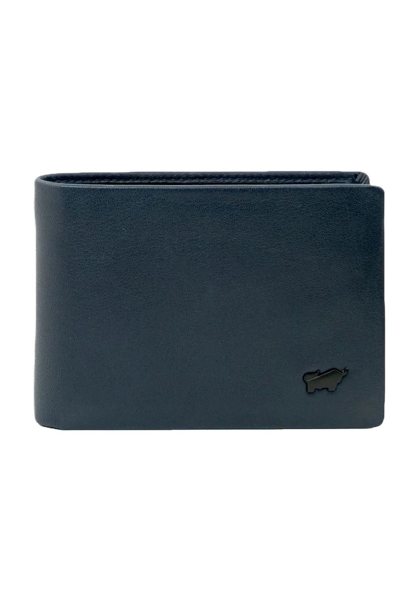 Bifold-Brieftasche aus genarbtem Leder