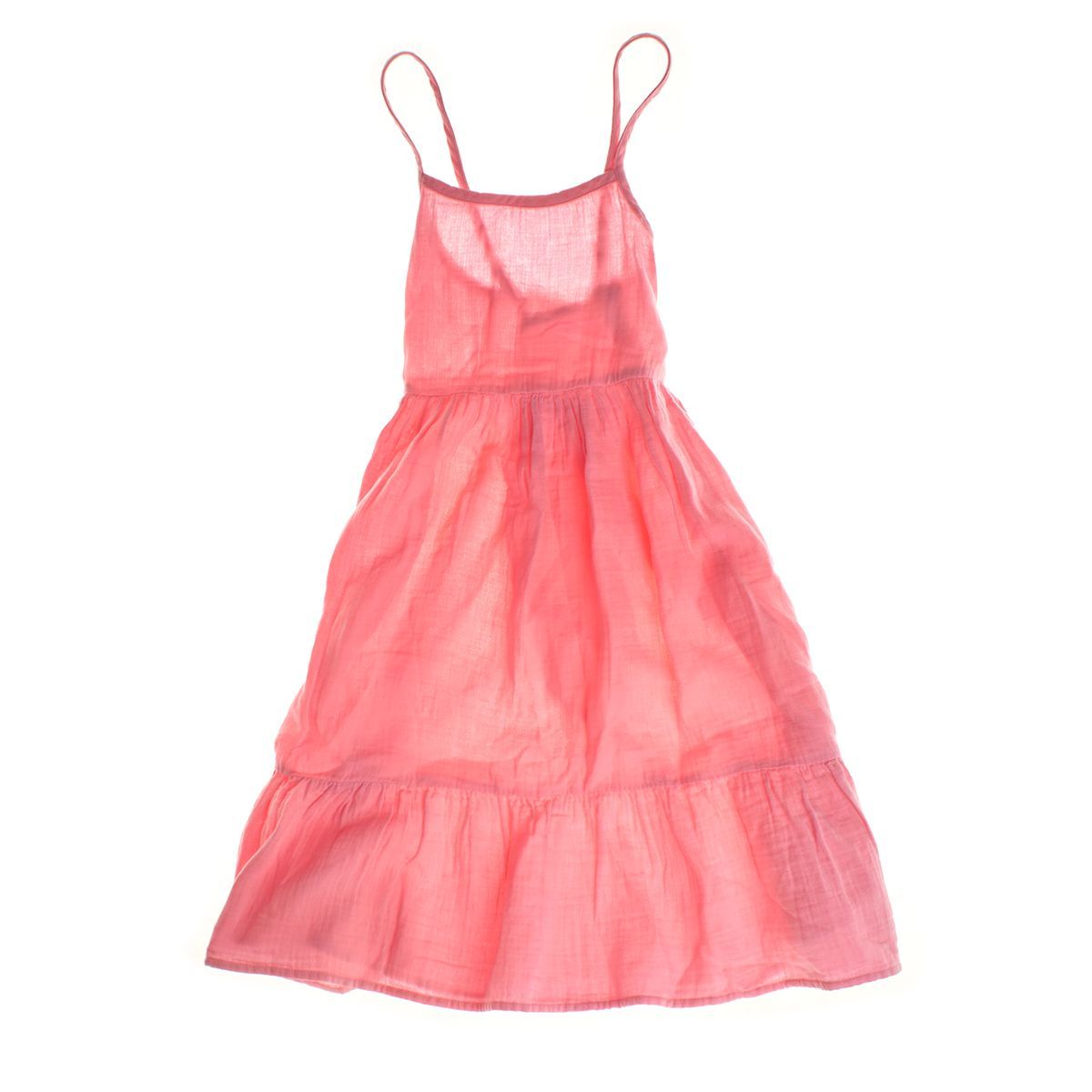 Leichtes, gestuftes Baumwoll-Sommerkleid