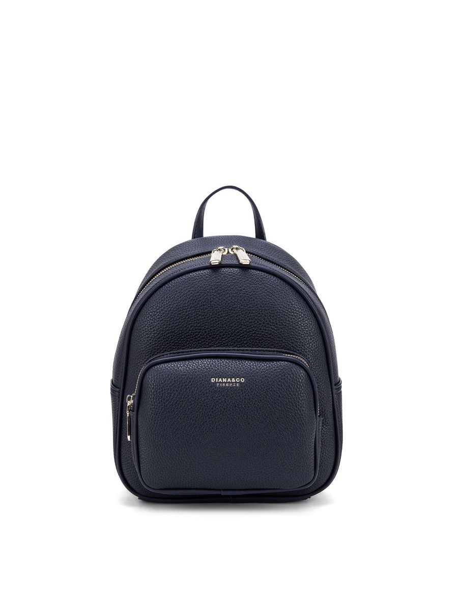 Kleiner Rucksack aus strukturiertem Kunstleder