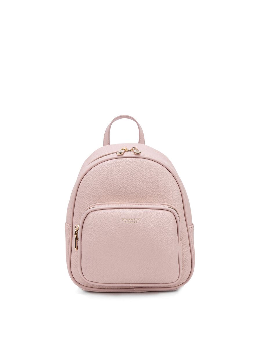 Kleiner Rucksack aus strukturiertem Kunstleder