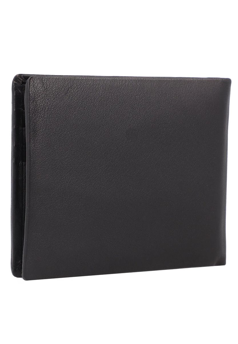 Klassische Bifold-Geldbörse aus Lammleder