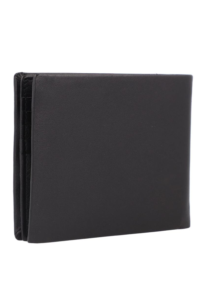 Klassische Lederbrieftasche im Querformat