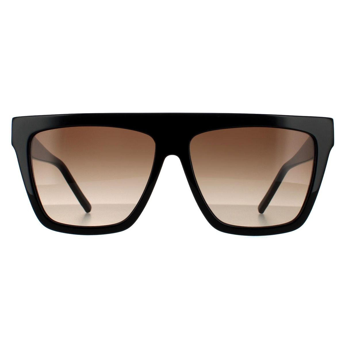 Übergroße, eckige Sonnenbrille mit Farbverlaufsgläsern