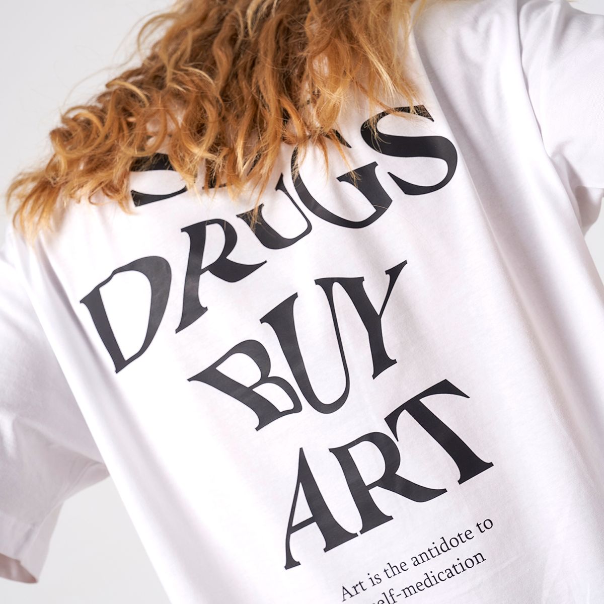 Übergroßes Grafik-Slogan-Shirt