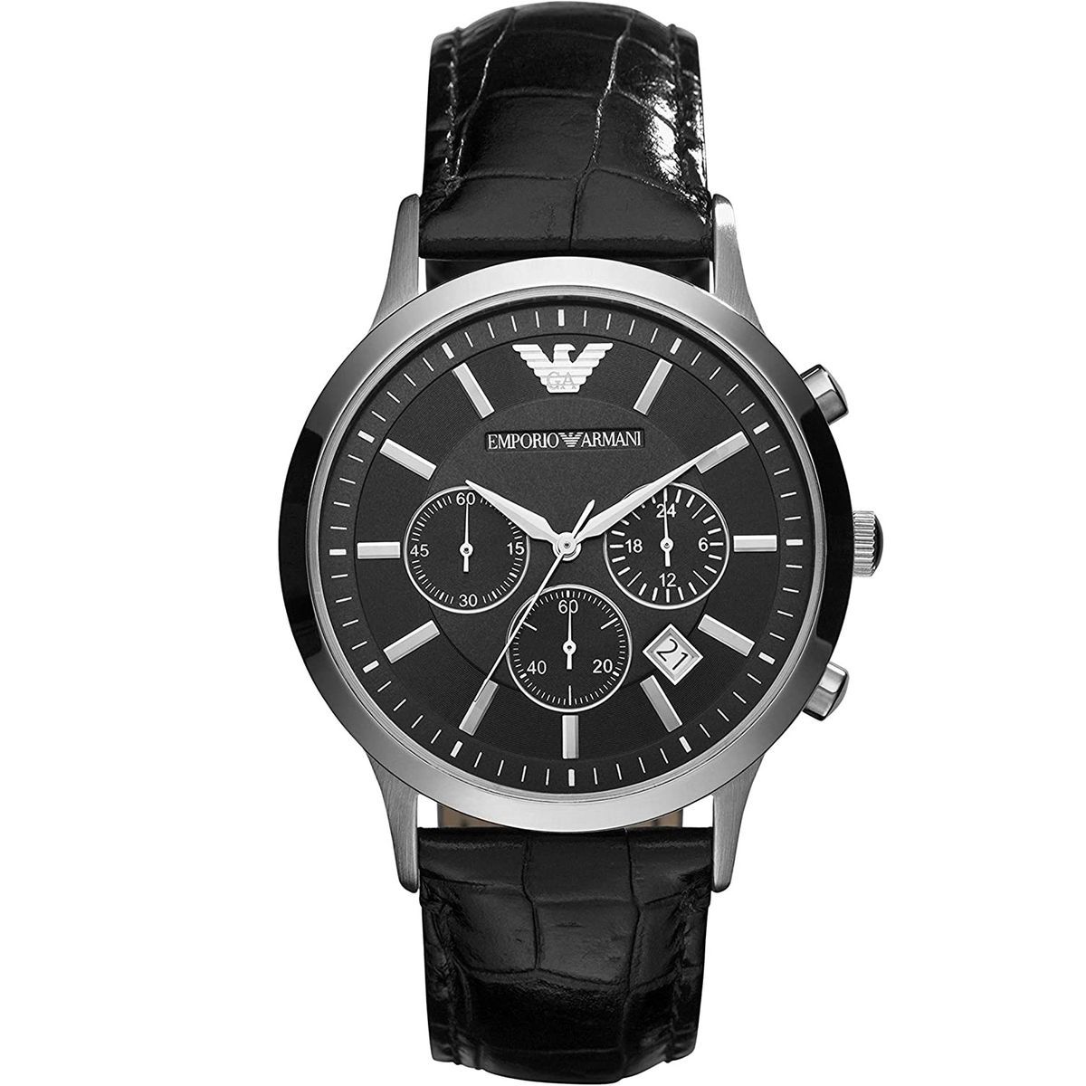 Elegante Chronograph Armbanduhr