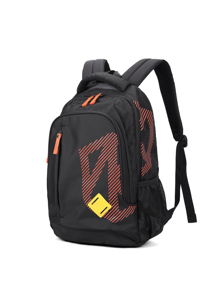Rucksack mit Grafikprint und Taschen