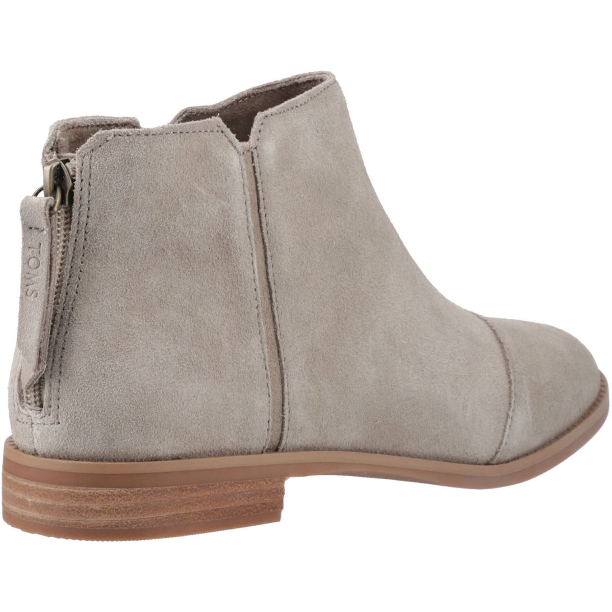 Minimalistische Stiefelette aus Veloursleder
