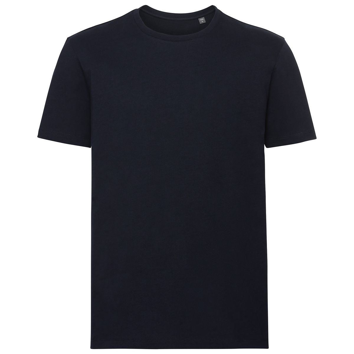 Klassisches marineblaues Rundhals-T-Shirt