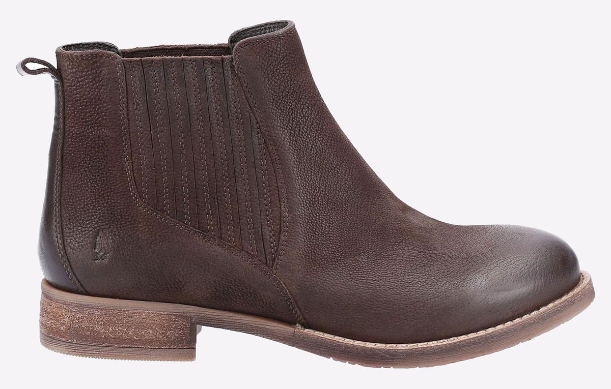 Hush Puppies Edith Damenstiefel Aus Braunem Leder