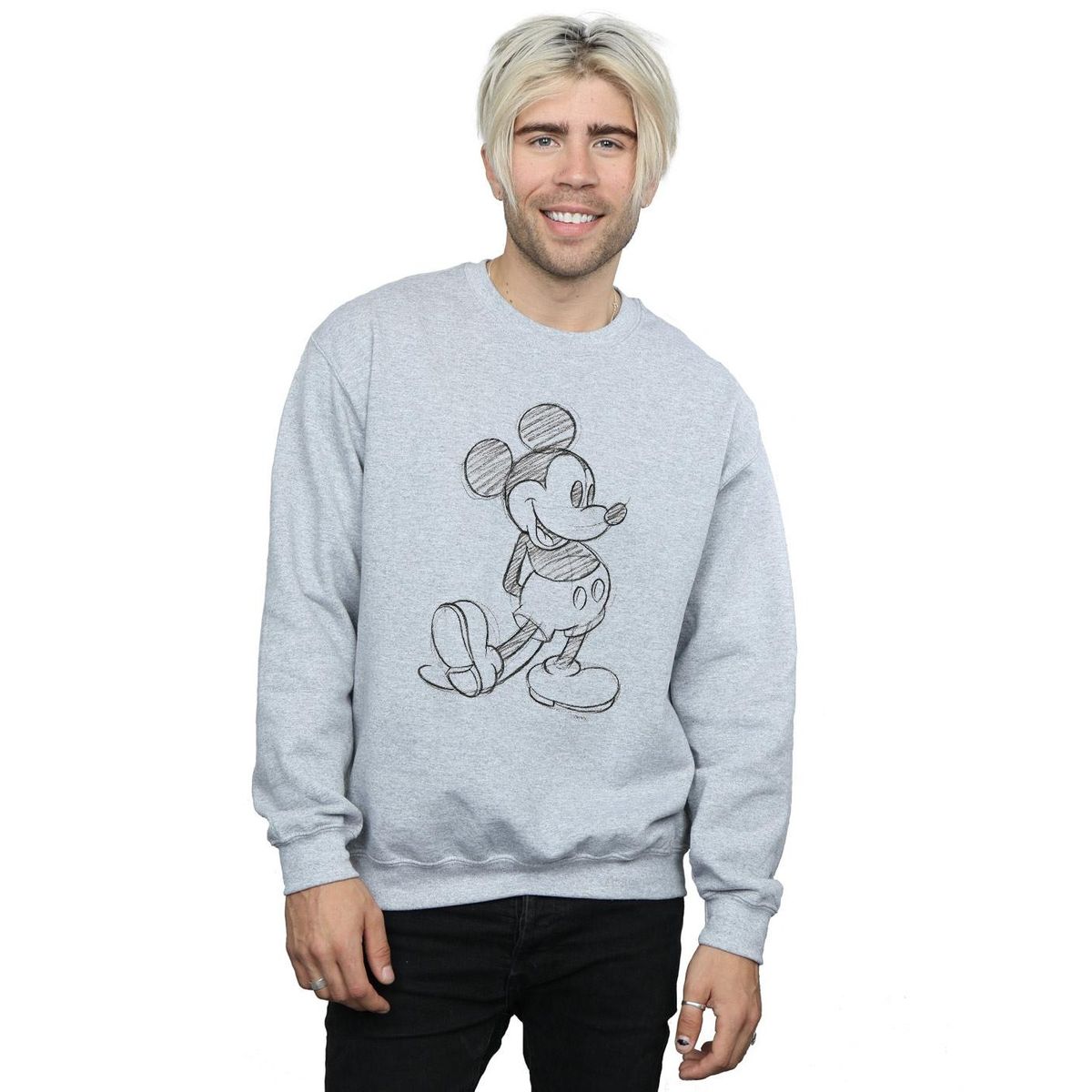 Sweatshirt mit Mickey-Mouse-Skizze