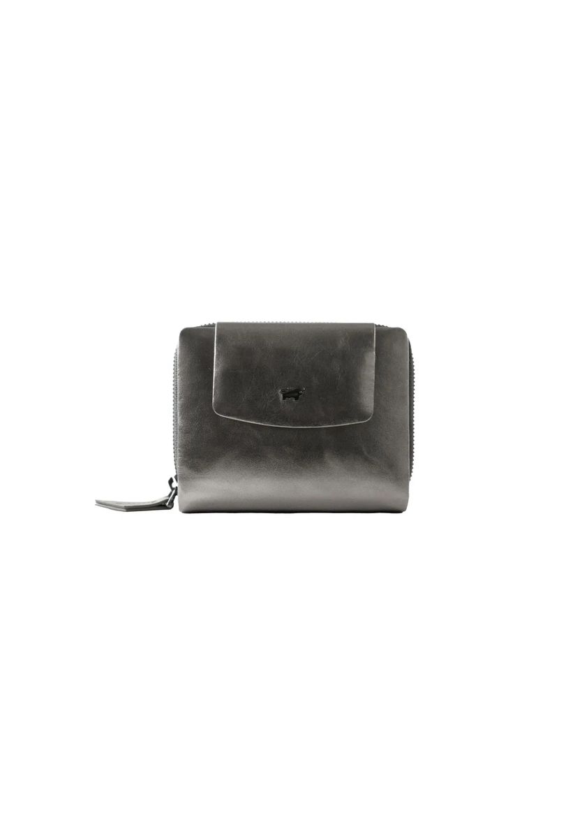 BRAUN BÜFFEL Brieftasche, Leder, RFID-Schutz, für Damen, grau, 99