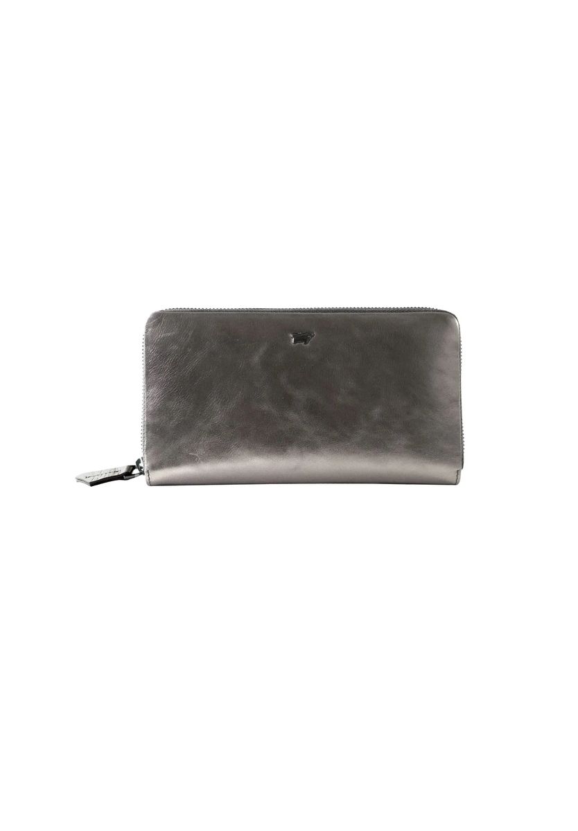 BRAUN BÜFFEL Langbörse, RFID-Schutz, für Damen, silber, 99