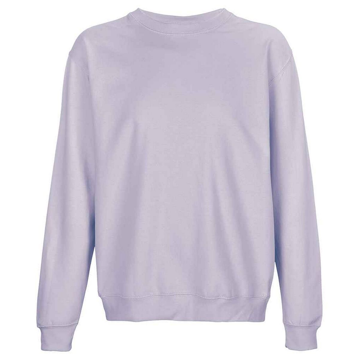 Klassisches Fleece-Sweatshirt mit Rundhalsausschnitt