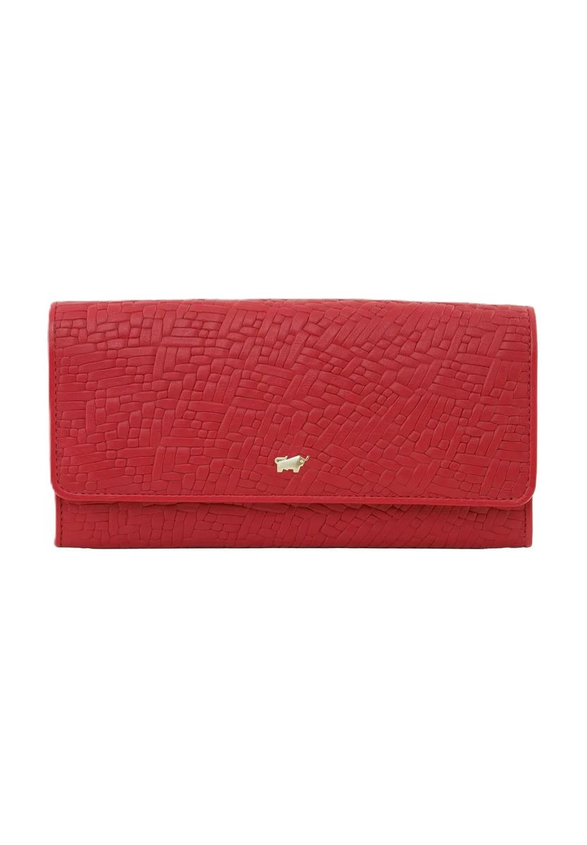 BRAUN BÜFFEL Langbörse, Rindsleder, für Damen, rot, 99