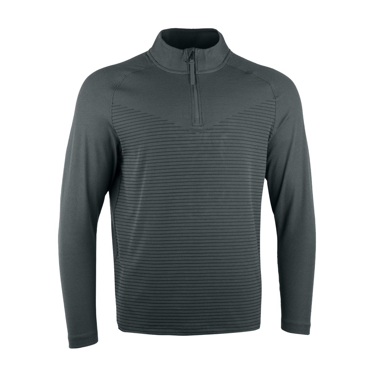 Nike - "Vapor" Oberteil mit halbem Reißverschluss für Herren (Dunkles Rauchgrau/Schwarz)