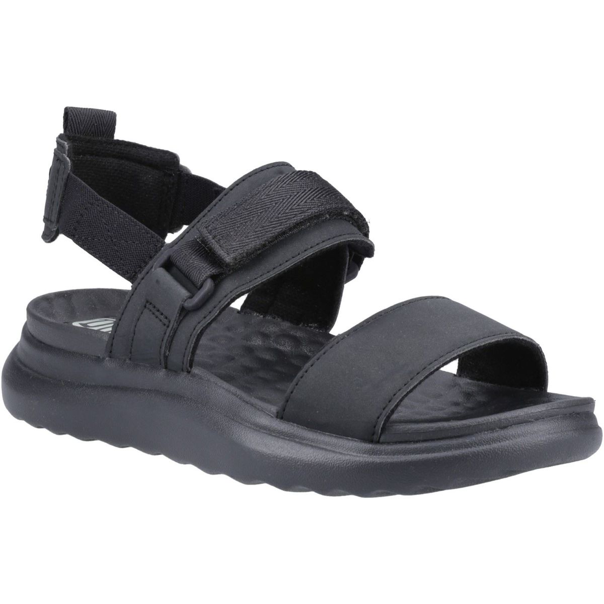 HEYDUDE Collins Mono Sport Textil Damen Schwarz Sandalen