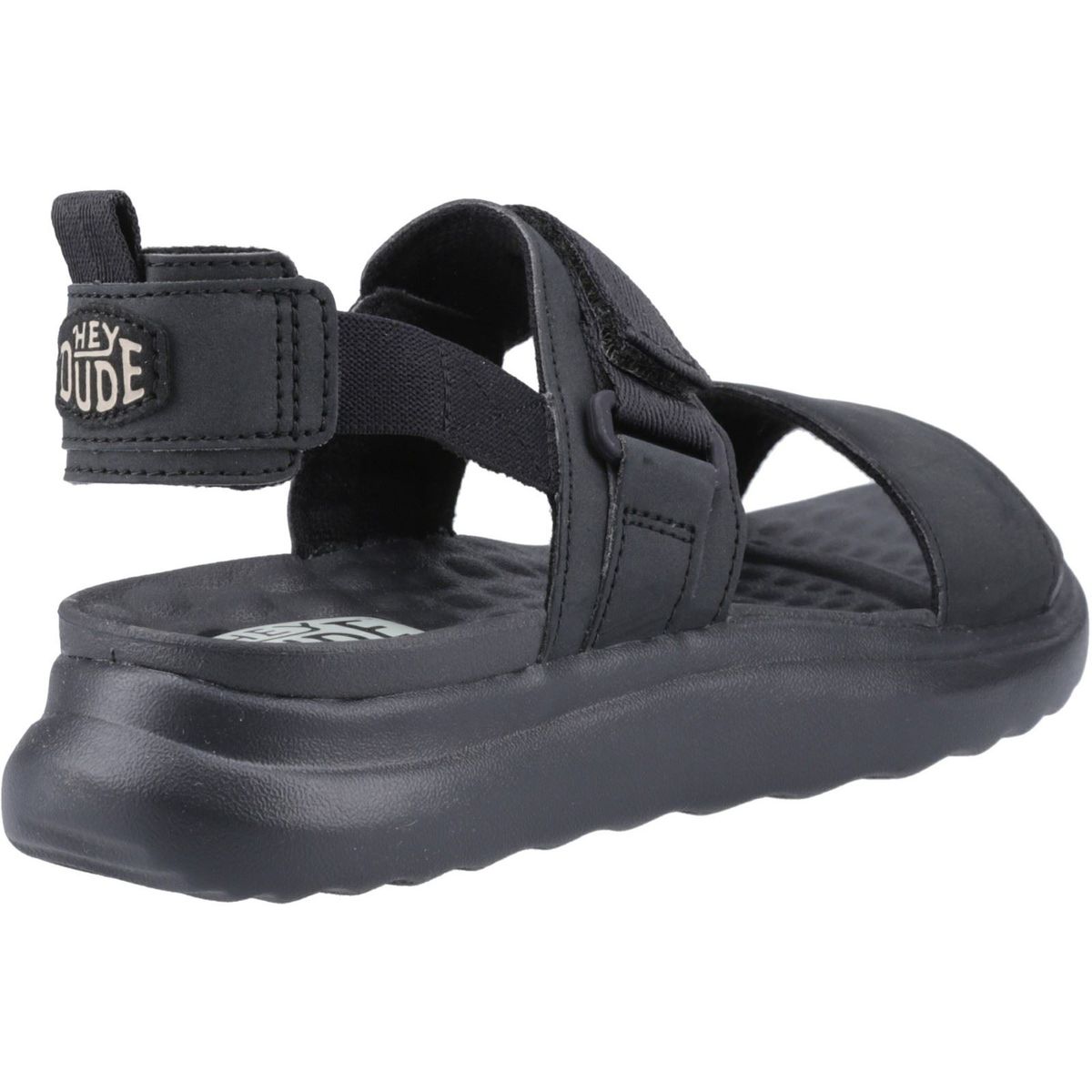 Sportliche Mono-Riemchensandalen aus Textil