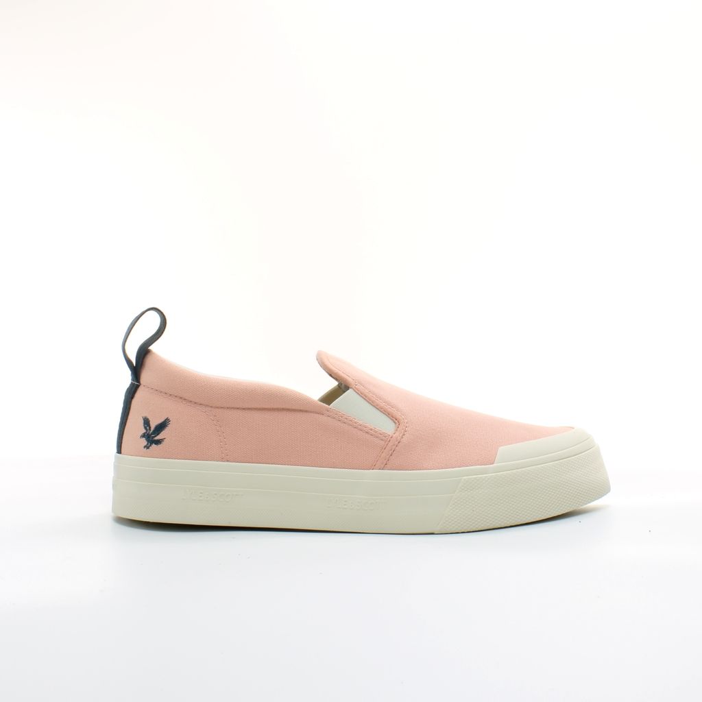 Slip-On Plimsolls aus Canvas mit dicker Sohle