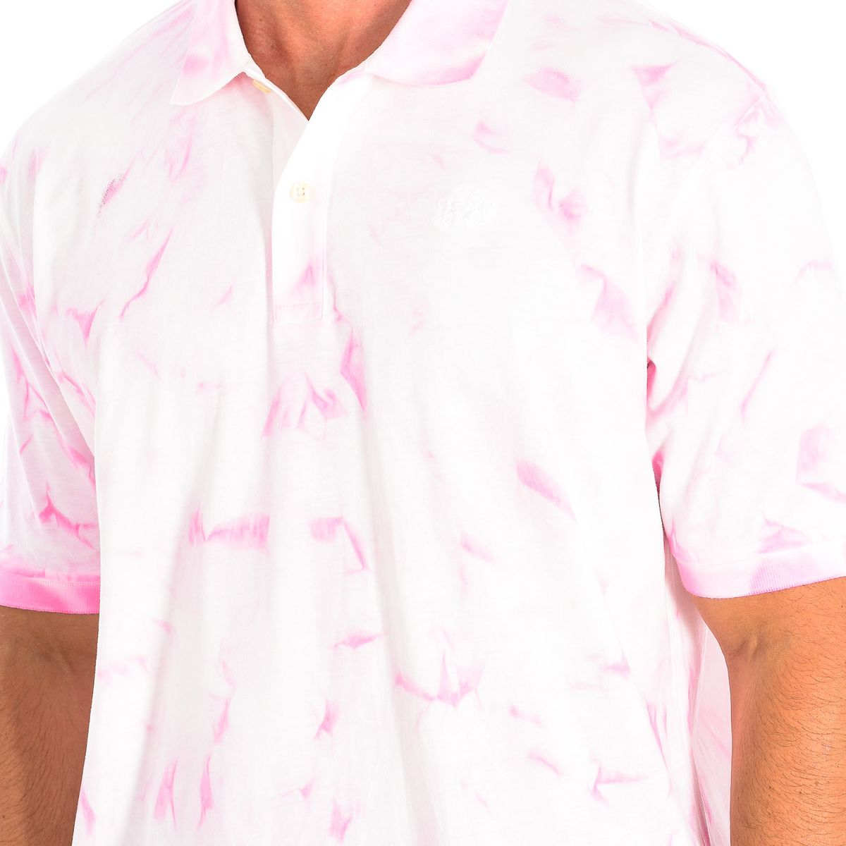 Poloshirt mit Batikmuster
