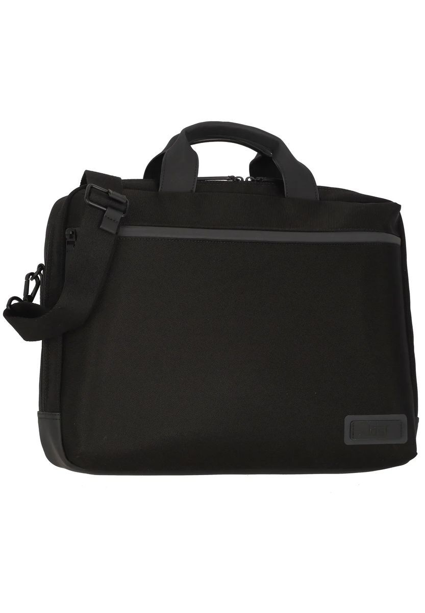 JOST Aktentasche, Patch, Laptopfach, schwarz