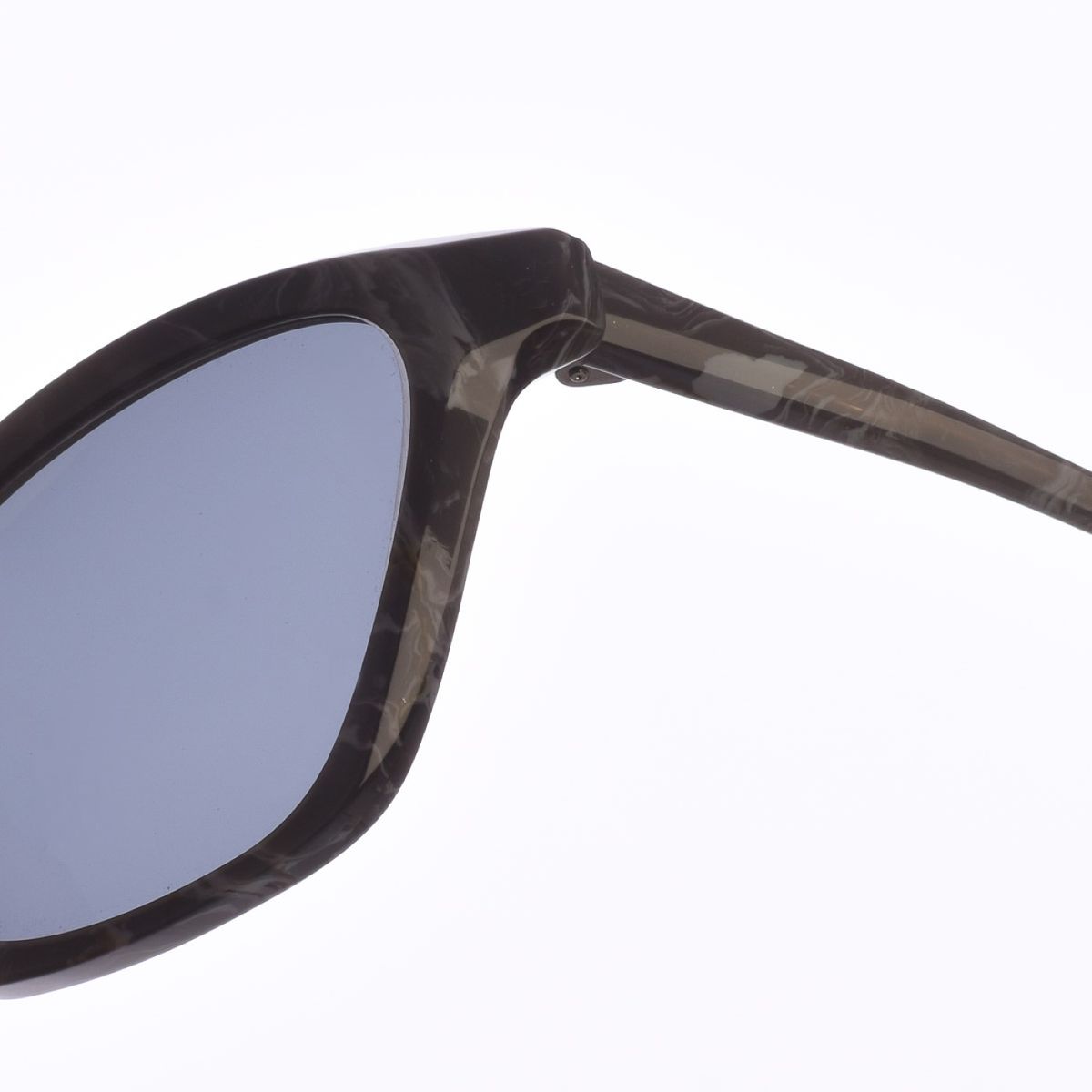 Marmorierte Cat-Eye Acetat Sonnenbrille